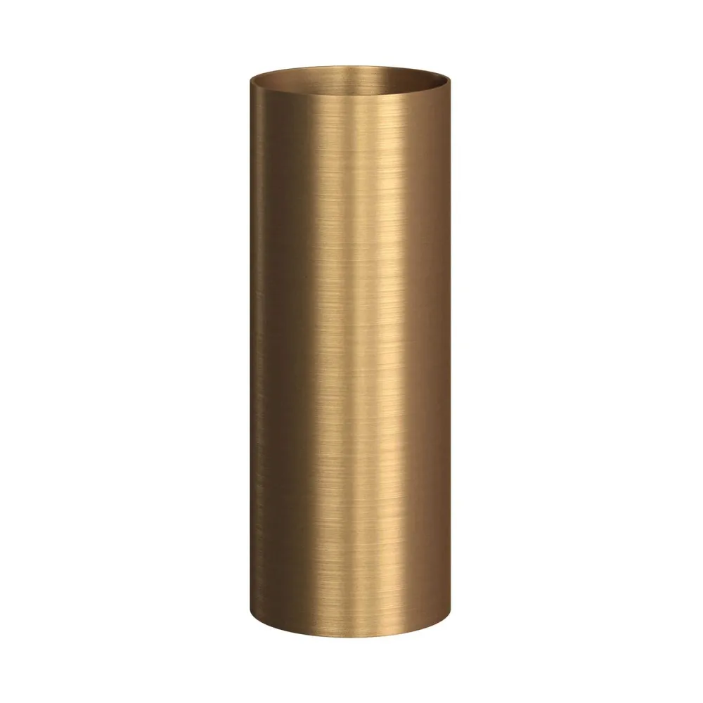 Tub-E14, tube en métal pour spot avec douille double bague E14 - Bronze satiné