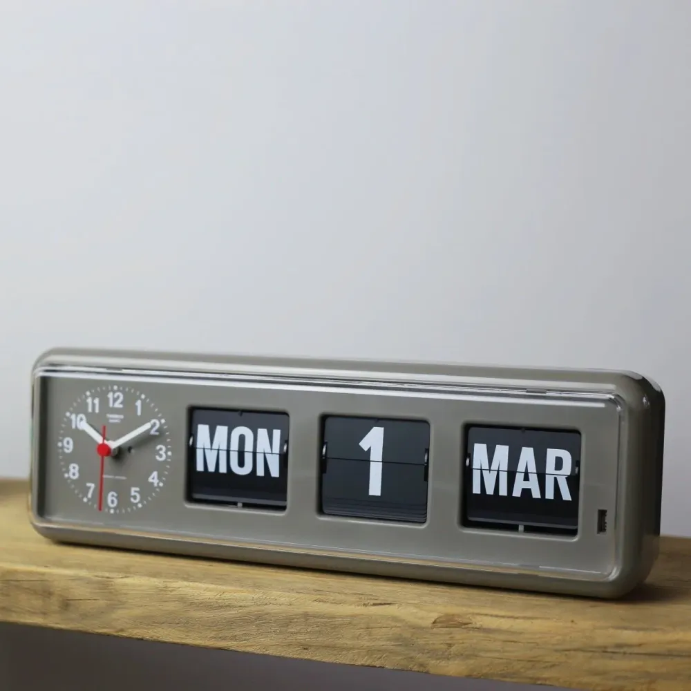 TWEMCO CALENDRIER FLIP HORLOGE BQ-38 NOIR