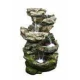 Norfolk 119CM - Reproduction rocher avec cascade et éclairage LED - Ubbink