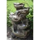 Norfolk 119CM - Reproduction rocher avec cascade et éclairage LED - Ubbink