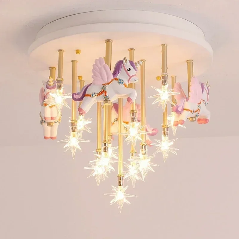 Décorations Plafonnier Licorne Univers Cheval