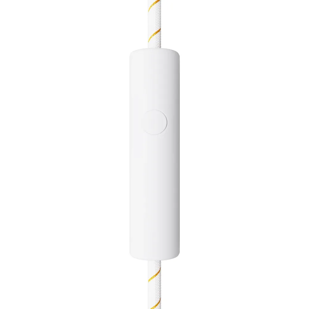 Variateur universel à bouton-poussoir pour ampoules à incandescence et ampoules LED dimmables - Blanc