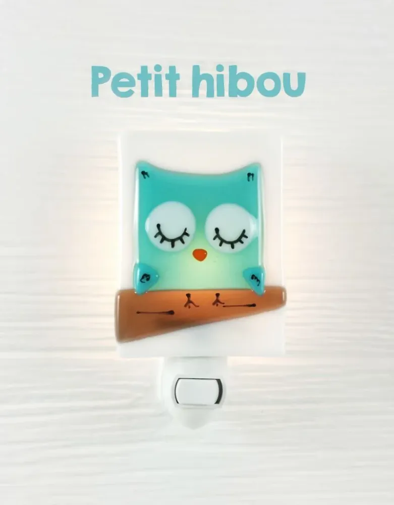 Veilleuse - Petit hibou - Turquoise - Veille sur toi Veille sur toi ⚜