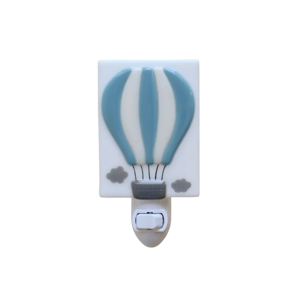 Veilleuse - Montgolfière bleu alpin Veille sur toi