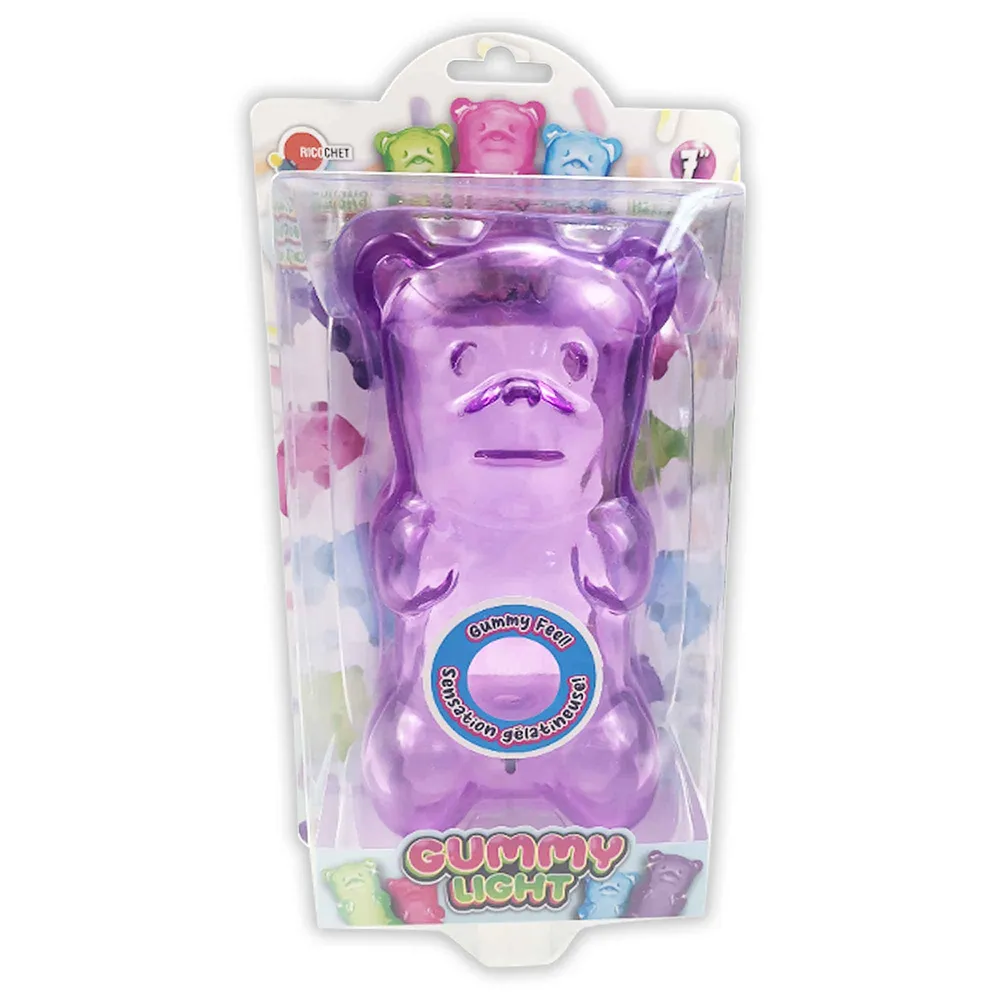 Veilleuse en forme d'ourson Gummy Light, choix entre 3 couleurs