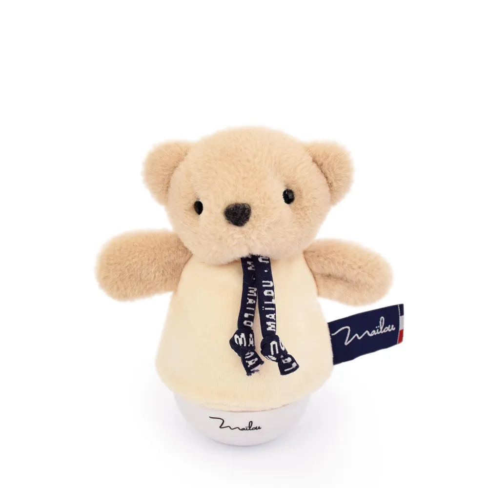 Veilleuse musicale Culbuto - Ours beige