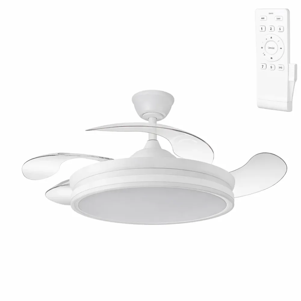 Ventilateur CC blanc 59 W 6980 lm