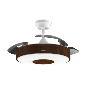 Ventilateur de plafond Cecotec pales rétractables LED pour toutes saisons
