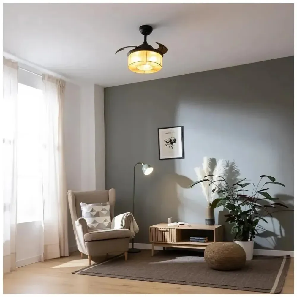 Ventilateur de plafond EnergySilence Aero 3600 Cecotec style naturel et fonctionnement silencieux