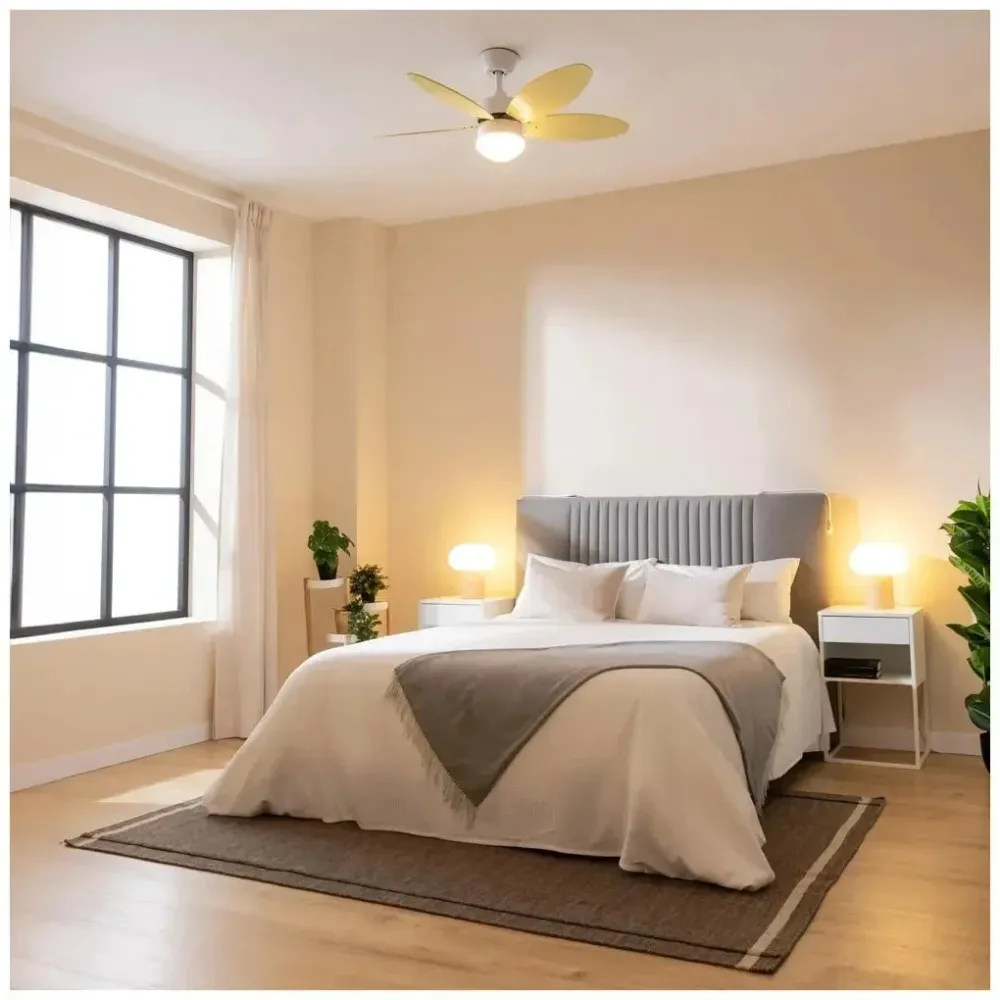 Ventilateur de plafond EnergySilence Aero 4260 efficacité énergétique éclairage LED télécommande Cecotec