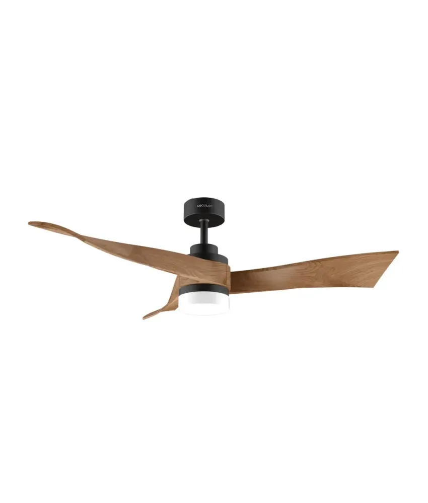 Ventilateur de plafond 52 pouces moteur DC lumière LED mode été hiver Cecotec