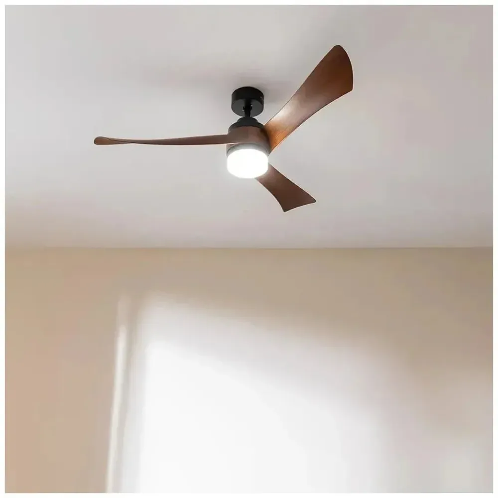 Ventilateur de plafond 52 pouces moteur DC lumière LED mode été hiver Cecotec