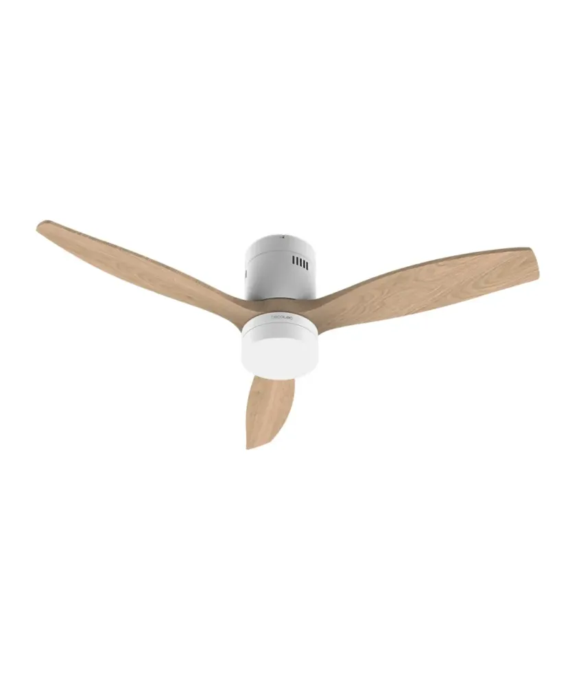 Ventilateur de plafond 52 pouces WiFi LED 6 vitesses mode été et hiver Cecotec