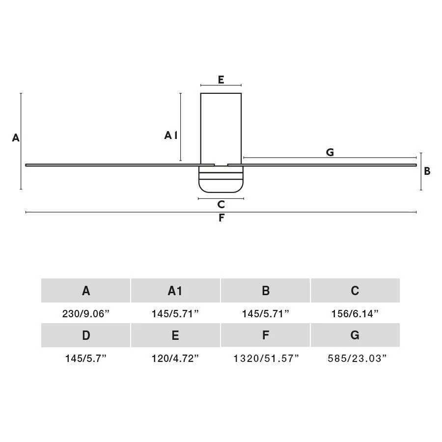 Ventilateur de plafond PUNT TUB Ø1300 mm blanc, silencieux avec éclairage LED dimmable