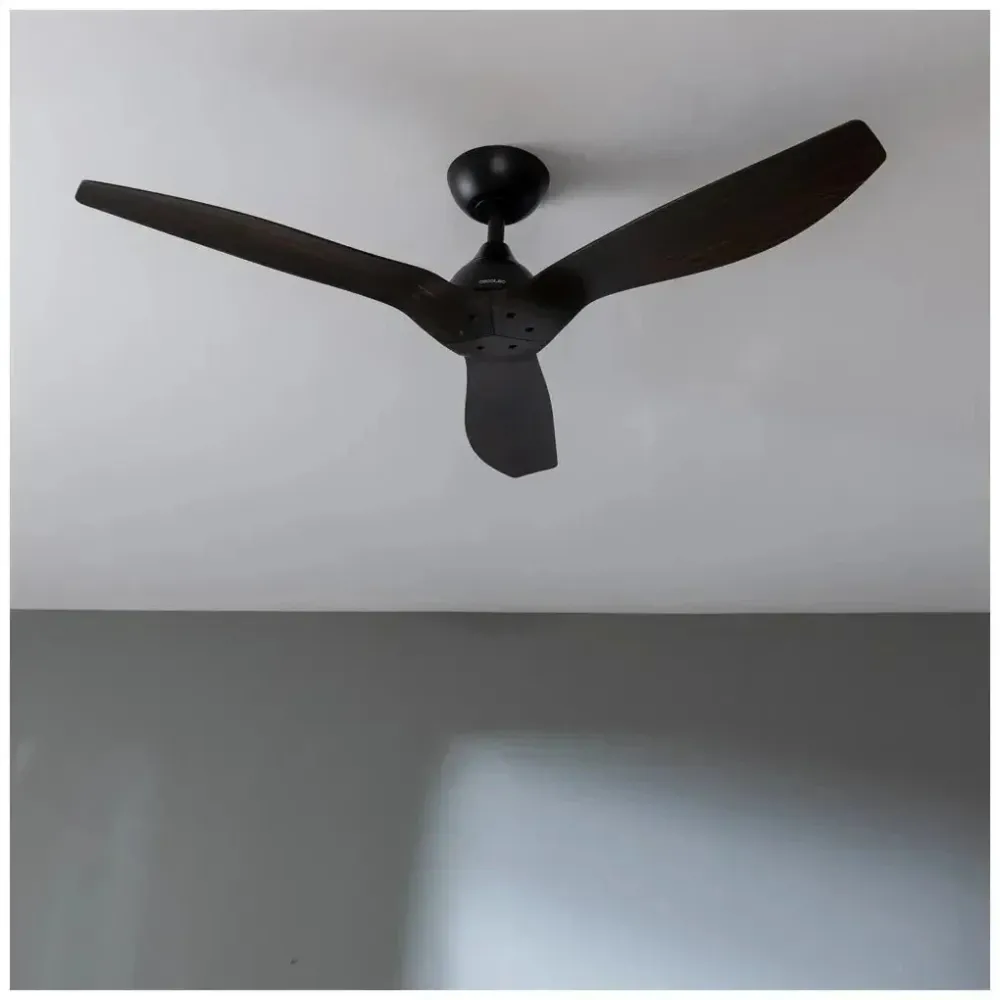 Ventilateur de plafond silencieux 52 pouces moteur DC télécommande mode hiver été Cecotec