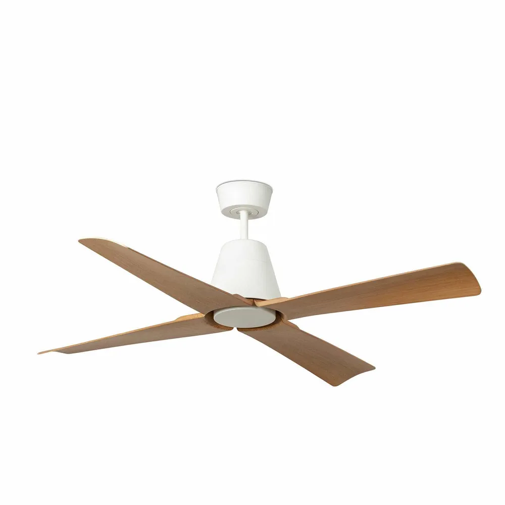 Ventilateur de plafond TYPHOON-M blanc/bois