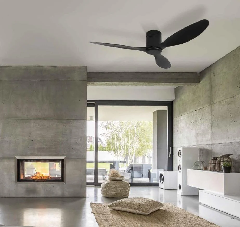 Ventilateur de plafond Zambelis 20257 noir