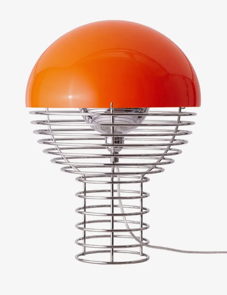 lampe de table en fil de fer VERPAN