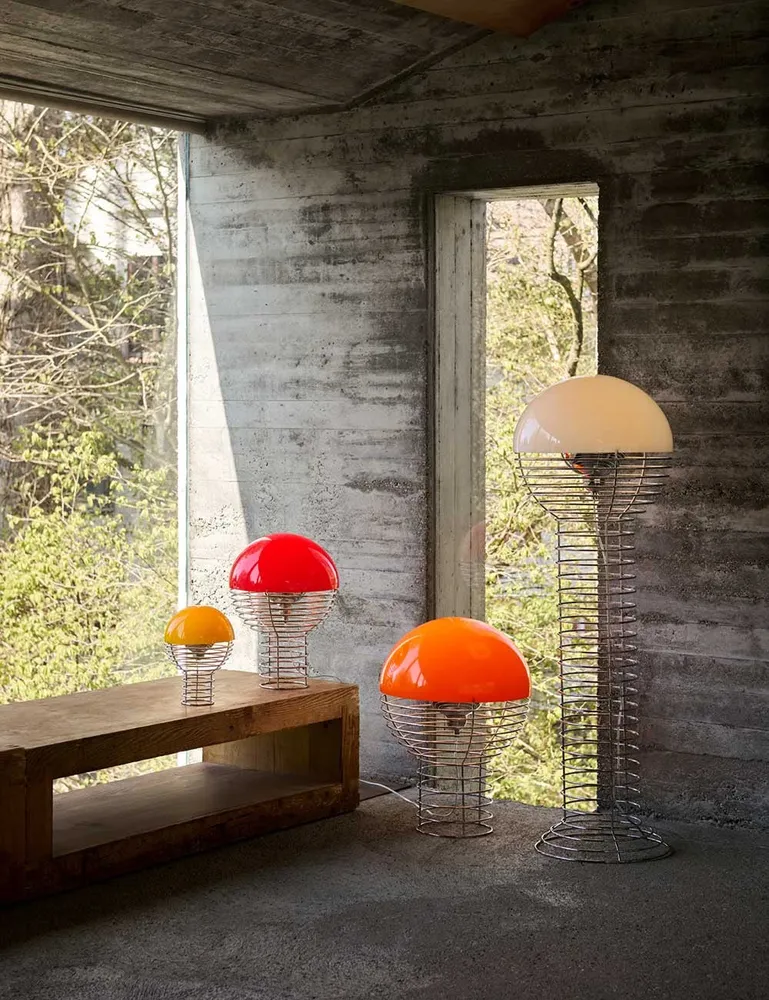 lampe de table en fil de fer VERPAN