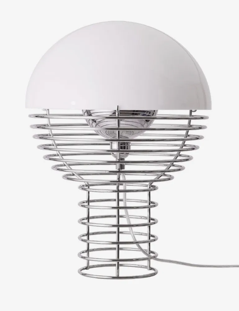 lampe de table en fil de fer VERPAN