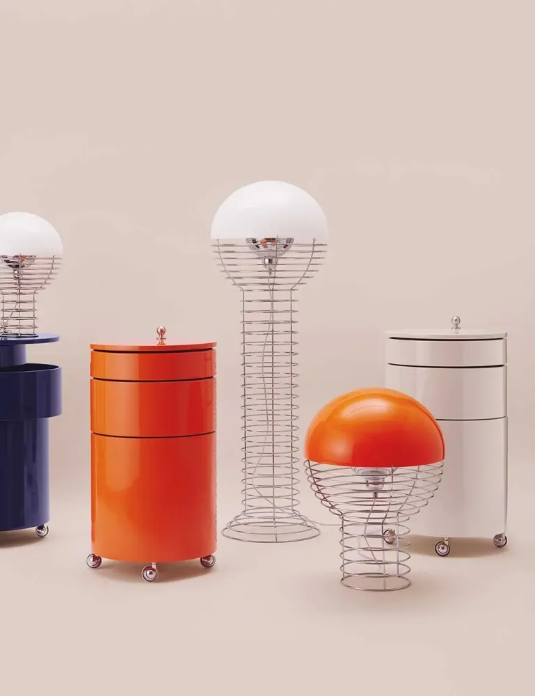 lampe de table en fil de fer VERPAN