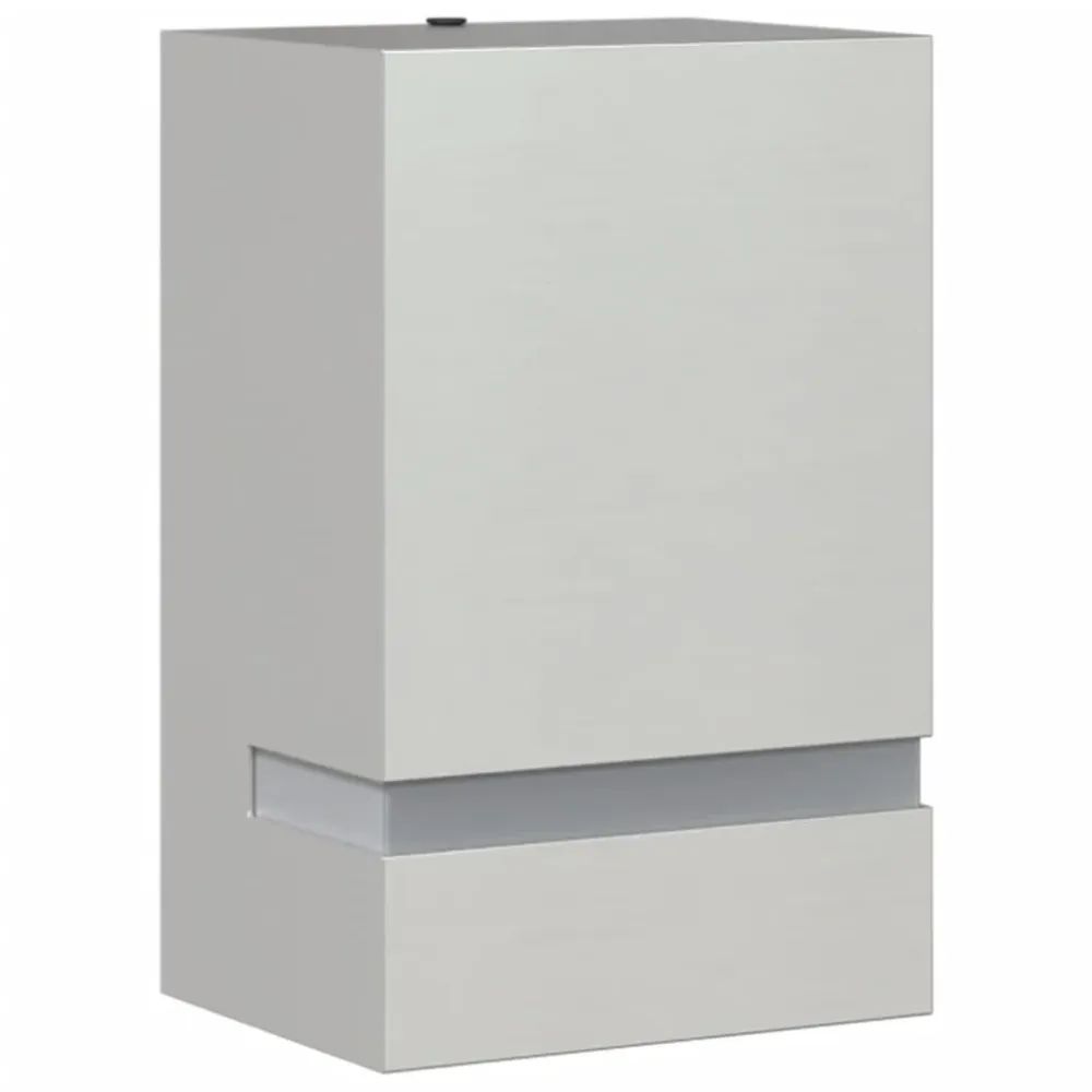 vidaXL Applique murale d'extérieur argenté acier inoxydable
