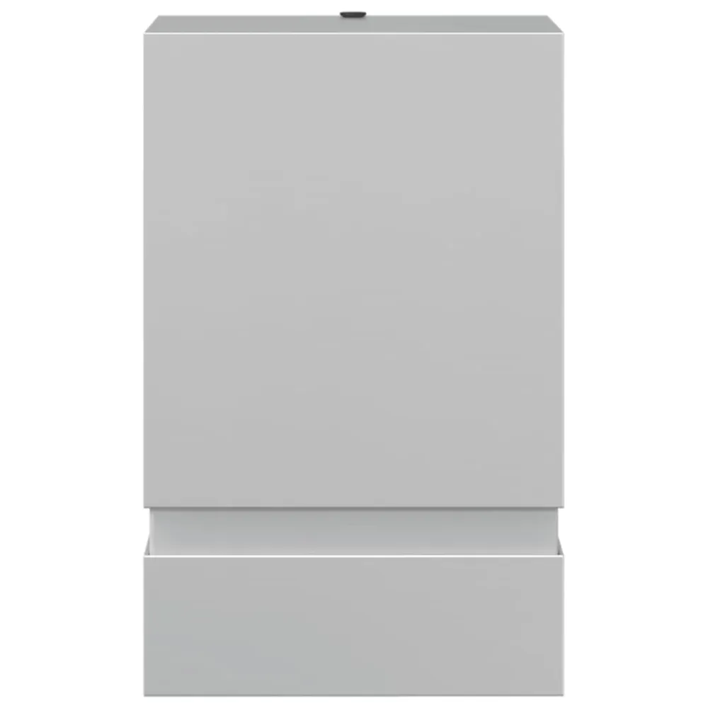 vidaXL Applique murale d'extérieur argenté acier inoxydable
