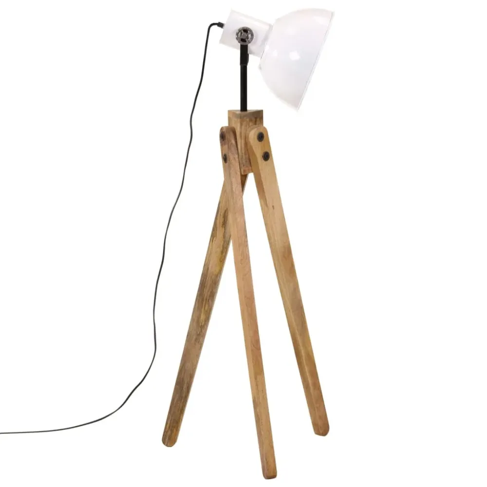vidaXL Lampadaire 25 W blanc 45x45x120 cm E27