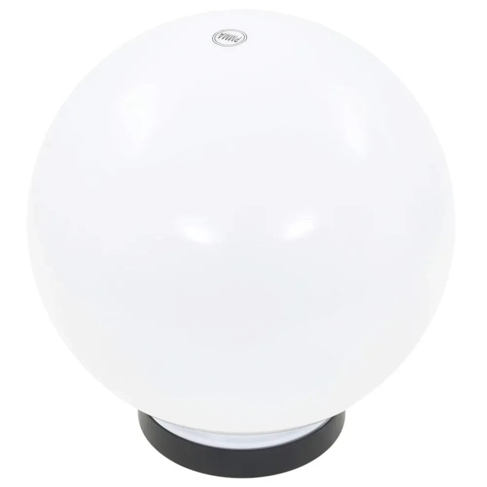 vidaXL Lampe à LED sous forme de boule 2 pcs Sphérique 20 cm PMMA