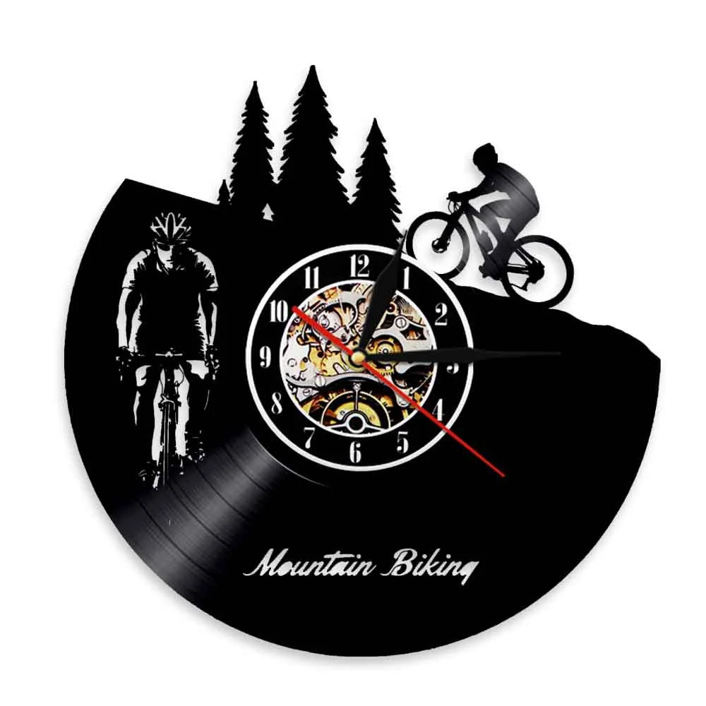 Vinyle Horloge Vélo Rétro Nostalgique