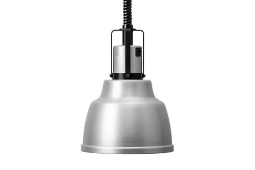 Lampe chauffe-plat à tête large Ø 220 mm – Aluminium anodisé noir ou gris Noir vivier-mcp
