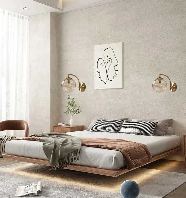 ÉclatLum - Lampe Murale en Verre Moderne pour Ambiance Élégante Vivre Décor