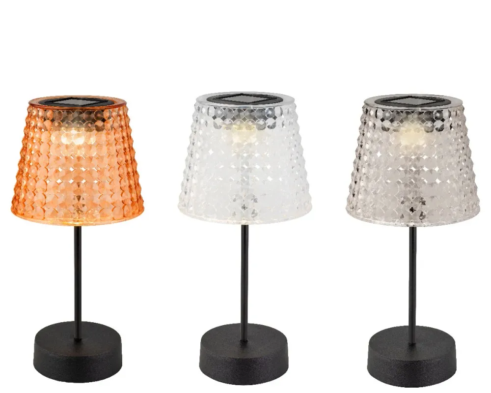LumièreEco - Lampe de Table Solaire Intérieur/Extérieur avec Design Moderne Vivre Décor