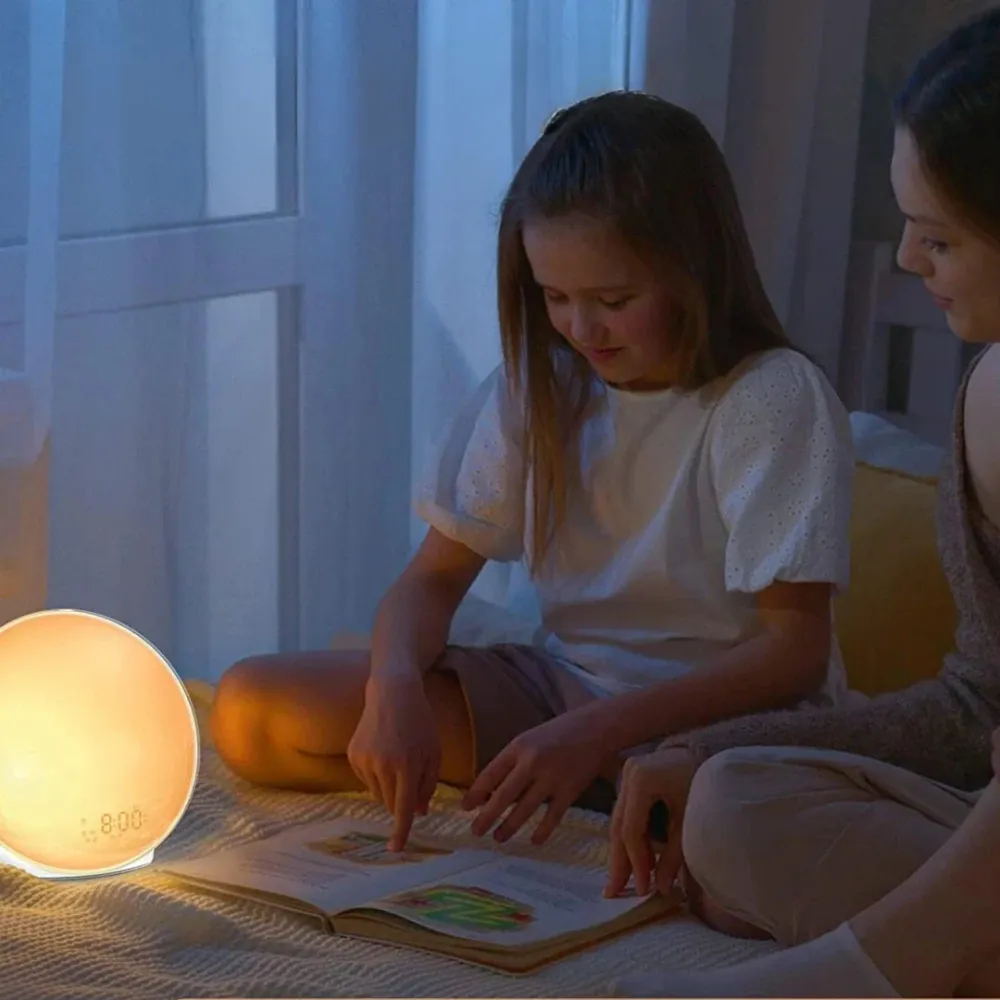 Sunrise Wakeup - Réveil Lumineux pour un Réveil Naturel Vivre Décor