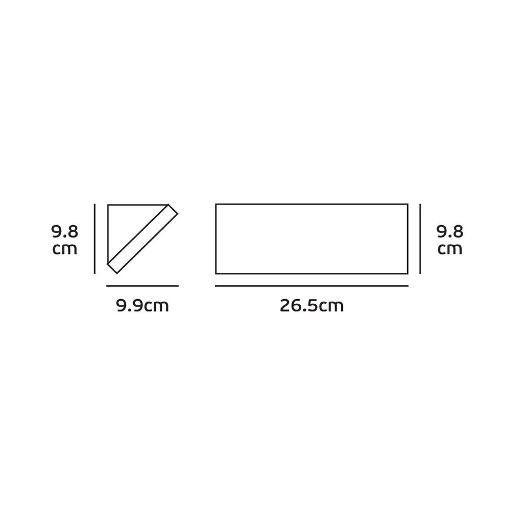 Applique murale extérieure VK Leading Light LED, W 26,5 cm
