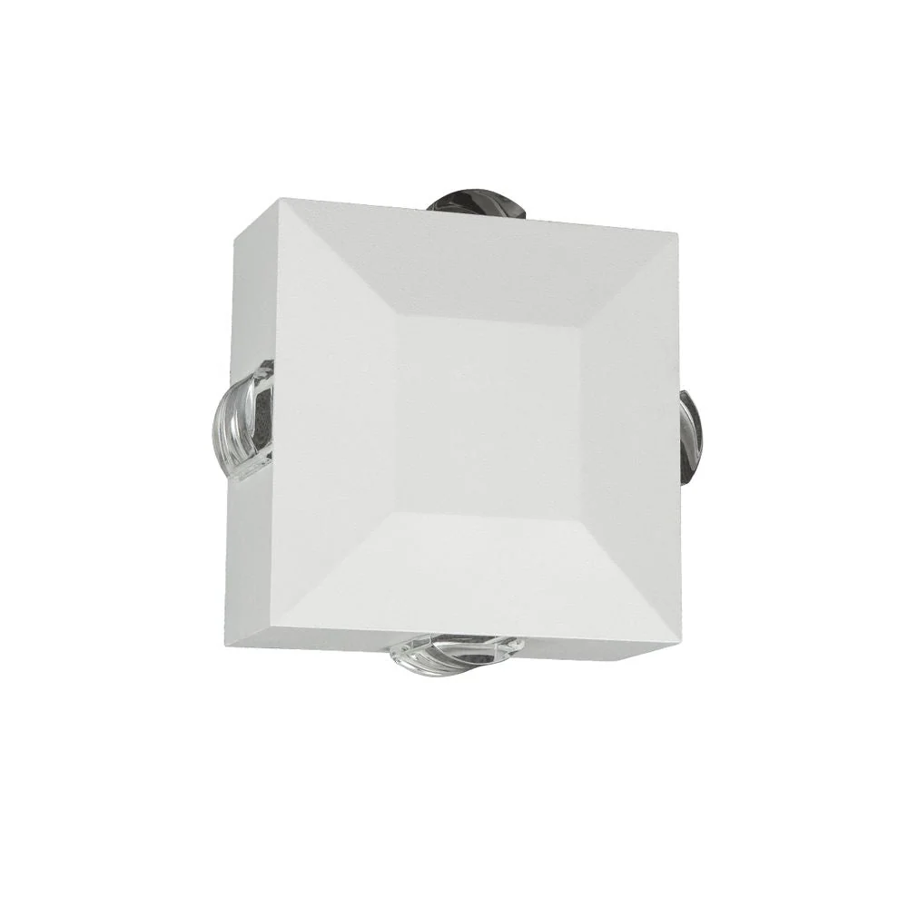 Applique murale extérieure VK Leading Light LED, W 12,4 cm, blanc/anthracite Anthracite