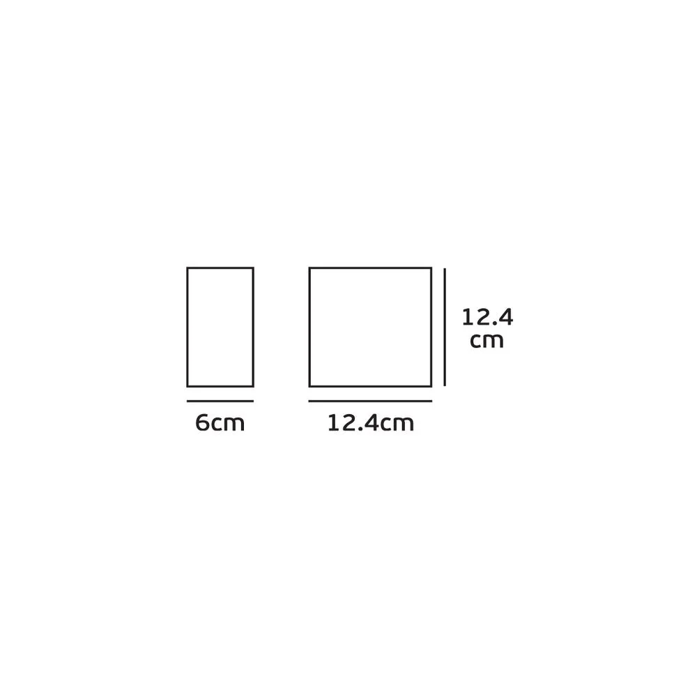 Applique murale extérieure VK Leading Light LED, W 12,4 cm, blanc/anthracite Anthracite