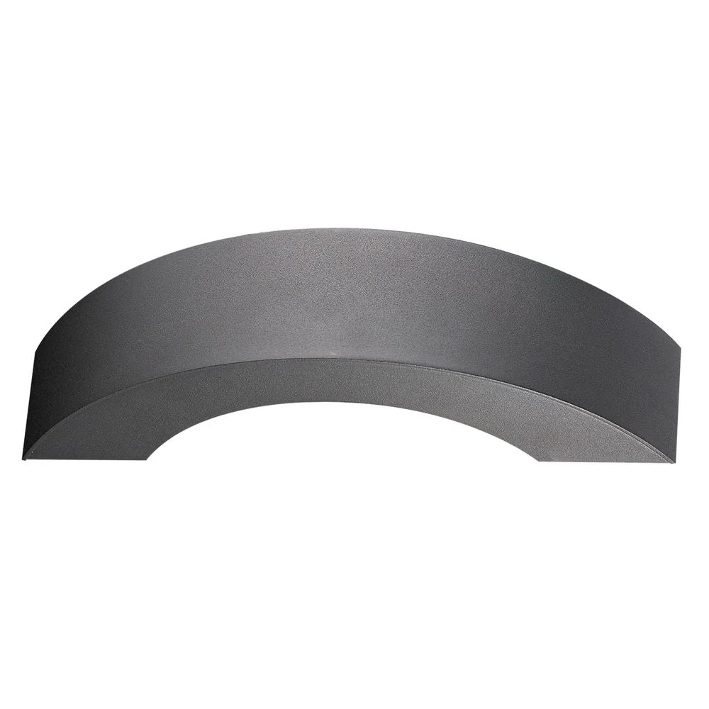 Applique murale extérieure VK Leading Light LED, largeur 36 cm, blanc/anthracite White