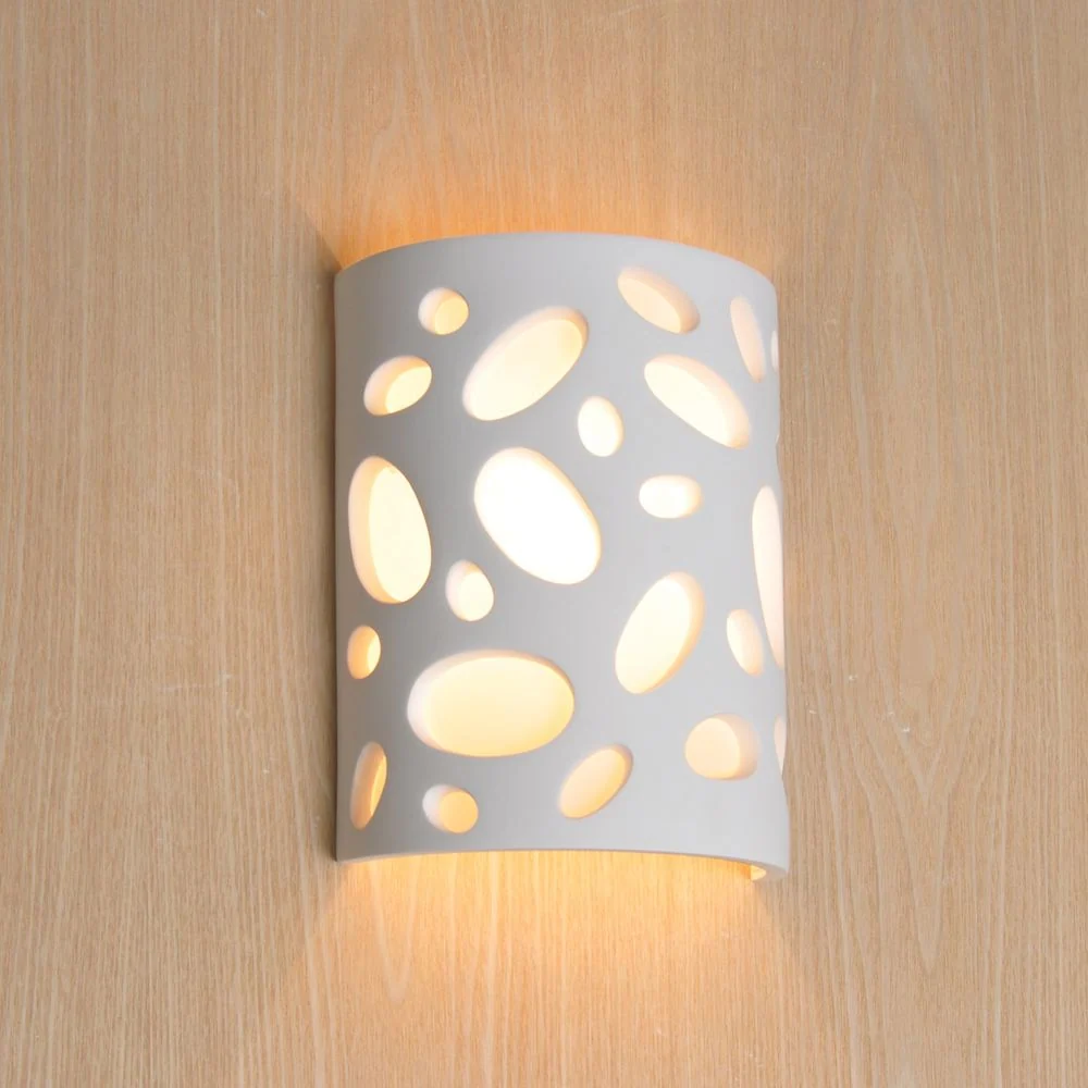 Applique murale Washer VK Leading Light E14, H 22,5 cm, blanche