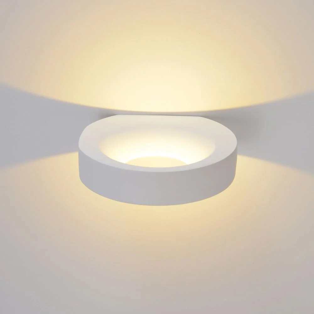 Applique murale Washer VK Leading Light LED, blanche