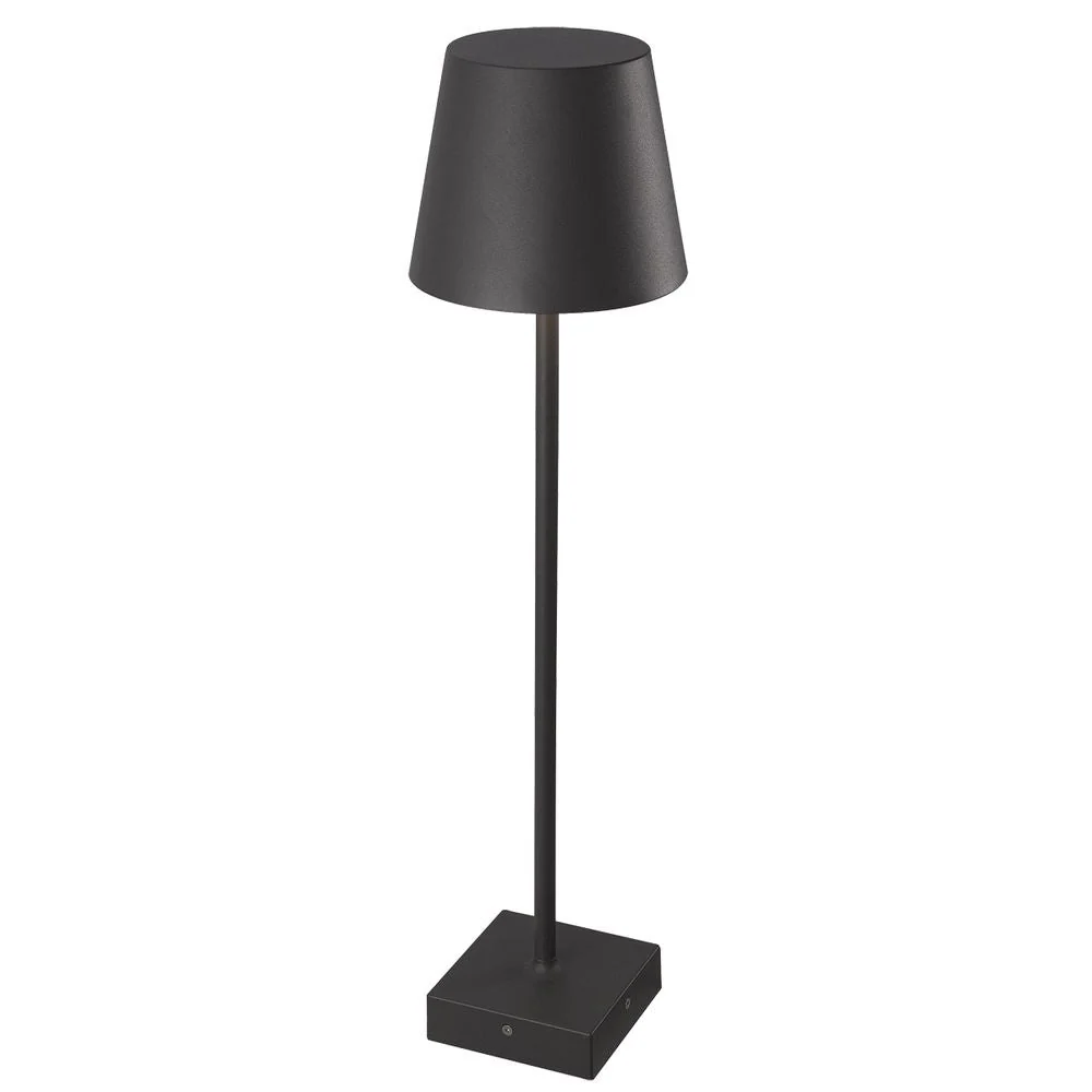Lampadaire d'extérieur VK Leading Light LED, H 65 cm, noir/blanc Anthracite