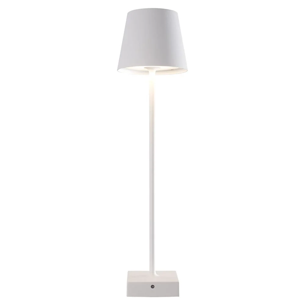 Lampadaire d'extérieur VK Leading Light LED, H 65 cm, noir/blanc Anthracite