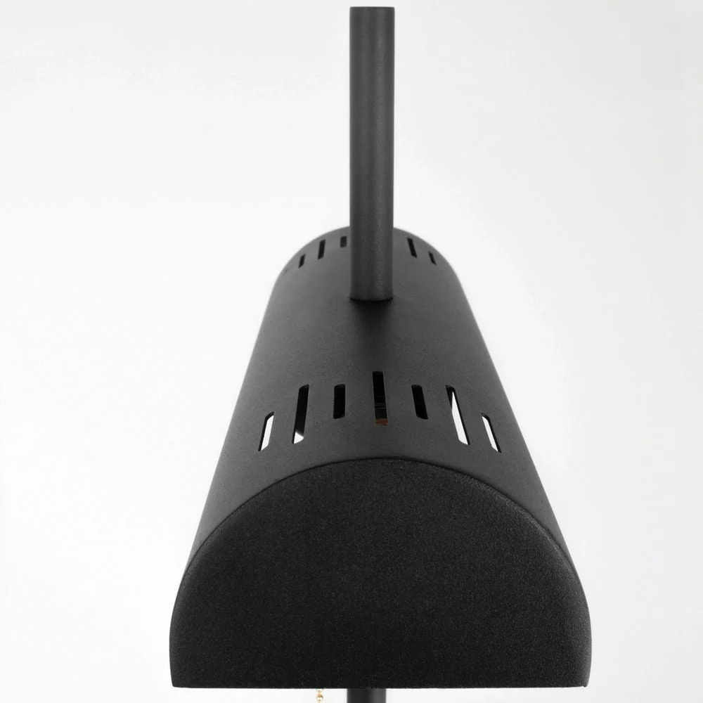Lampe de bureau VK Leading Light E27, H 50 cm, noire