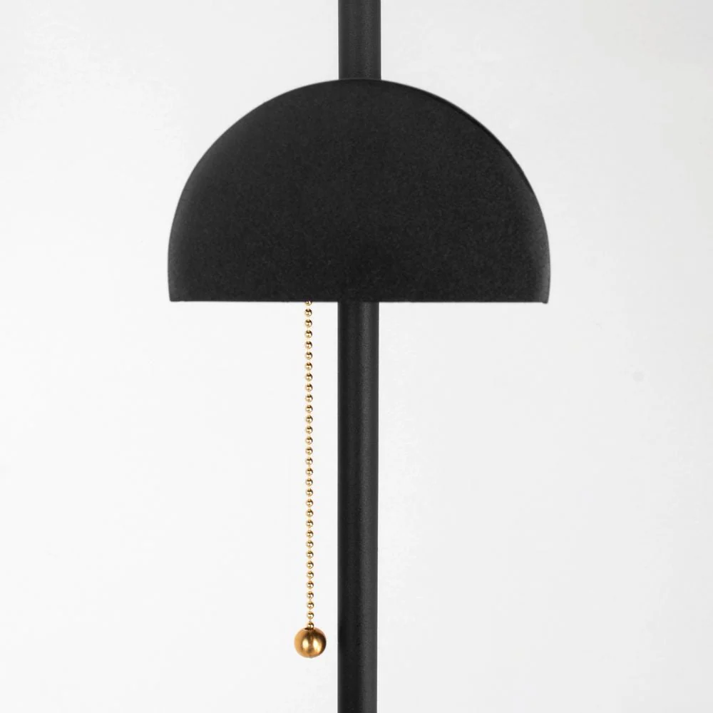 Lampe de bureau VK Leading Light E27, H 50 cm, noire