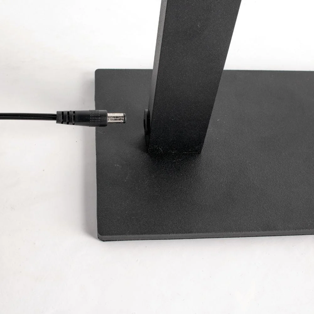 Lampe de bureau VK Leading Light LED, H 50 cm, noire