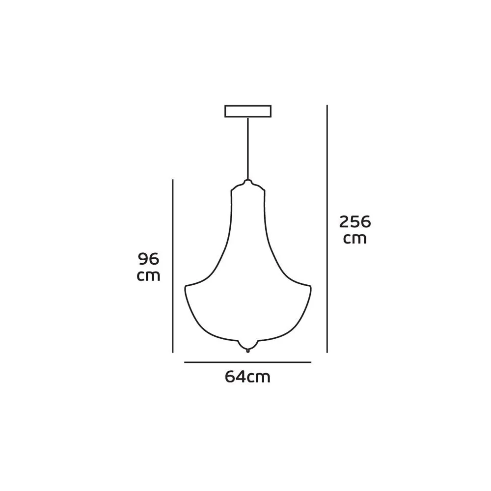 Lustre VK Leading Light E27, D 64 cm