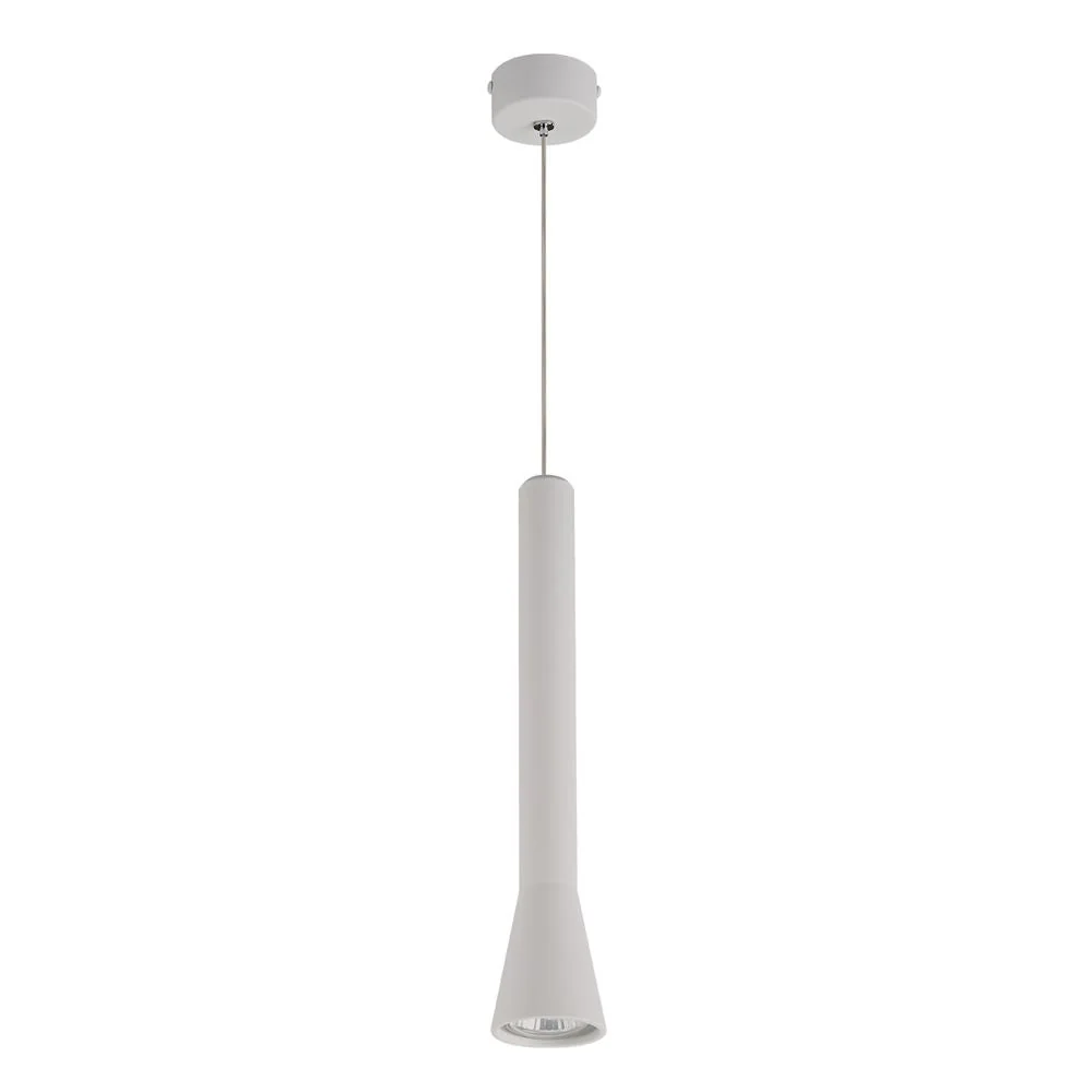 Plafonnier suspendu VK Leading Light GU10, diamètre 6 cm, blanc/noir White