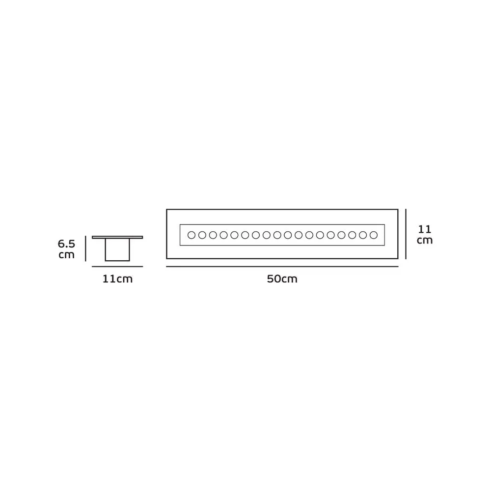Projecteur extérieur VK Leading Light LED, W 50 cm