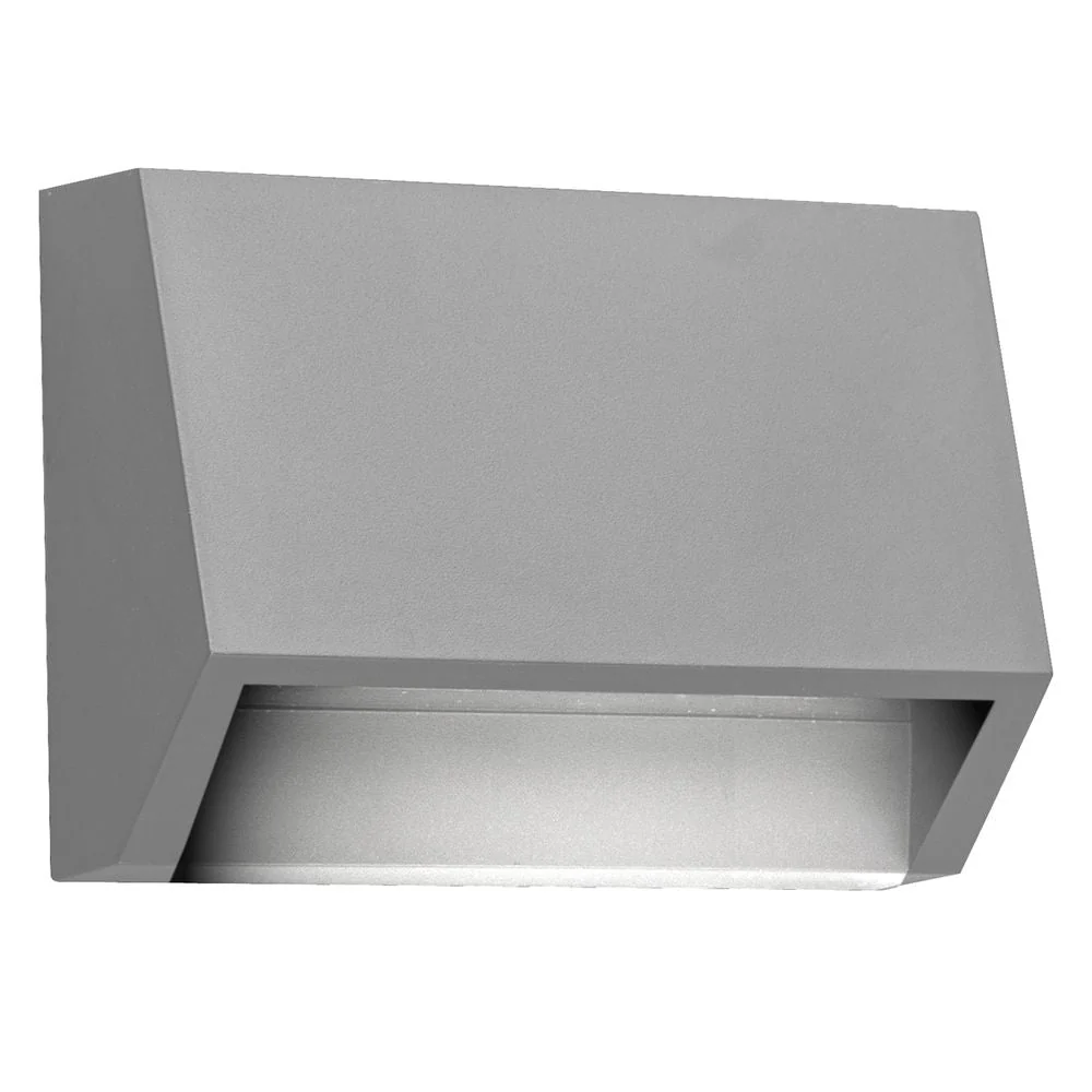 Projecteur mural extérieur VK Leading Light LED, largeur 10 cm, gris/anthracite/blanc Grey