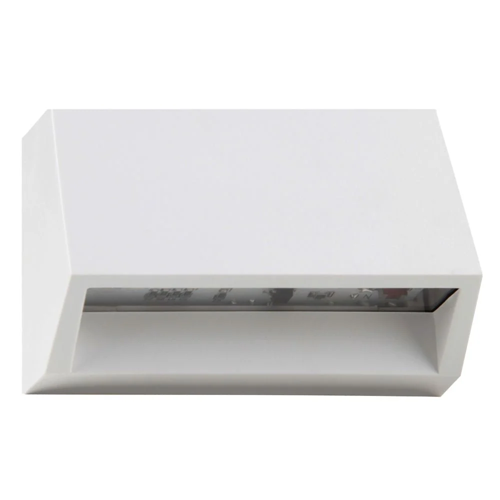 Projecteur mural extérieur VK Leading Light LED, largeur 10 cm, gris/anthracite/blanc Grey